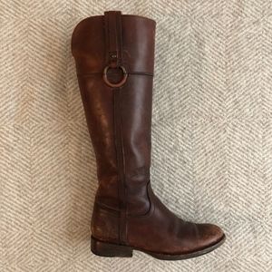FRYE Jamie Ring Tall Riding Boot in Whiskey